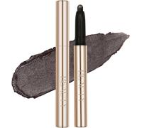 Tzf-Ombre À Paupières En Bâton Ombre À Paupières Mate Et Scintillante Ombre À Paupières Crémeux Pigmenté Et Imperméable Stylo Éclaircissant Pour Les Yeux (#12 Noir Minuit Scintillant)
