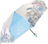 Tzf-- Parapluie Pliant Disney, Alice Au Pays Des Merveilles Parapluie Automatique Avec Housse Parapluie Enfant, Parapluie Original, Parapluie De Poche
