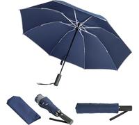 Tzf-Parapluie Résistant Aux Intempéries, Grand Parapluie Automatique Compact Et Pliable, Anti-Vent, Pour Hommes Et Femmes