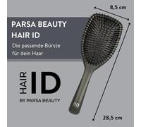 Tzf-Parsa Beauty Hair Id Maximum Control Brosse À Cheveux - Brosse Démêlante Pour Dompter Et Contrôler Les Cheveux Indisciplinés, Épais Et Bouclés