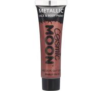 Tzf-- Peinture De Maquillage Métallique Pour Le Visage Et Le Corps - 12ml - Créez Des Motifs De Maquillage Métallique Fascinants Pour Visage! - Inclut: Rouge