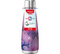 Tzf-Picnik - Bouteille Isotherme En Acier Inoxydable - Bouteille Étanche - Double Paroi, Longue Conservation Froid Et Chaud - Décoration Silky, 500 Ml