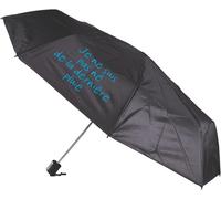 Tzf-- Pl301 - Parapluie Mots Parapluie Canne - 94 Cm - Noir - Coloris Aléatoire