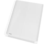 Tzf-Pochette Perforée À Soufflet Premium, Transparent, Grainé, A4, Pvc Souple 170 Microns, Lot De 10, 47561003