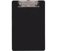 Tzf-Porte Bloc A5 Porte Bloc En Plastique Au Format Din A5 Vertical Clipboard À Suspendre Pince Pour Ranger Le Papier Pour Le Bureau, La Cuisine Et L'atelier Noir