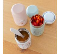 Tzf-, Pot Bébé, Boîte Isotherme Pour Bébé 100% Inox. Maintient La Température Pendant Plus De 6 Heures. Hermétique, Fermeture À Vis. Qualité Et Résistance. 400 Ml. Wonderland, Rose