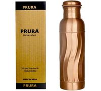 Tzf-Prura Bouteille D'eau En Cuivre Pur Ayurvédique Anti-Fuite 900ml/30oz Modèle 15