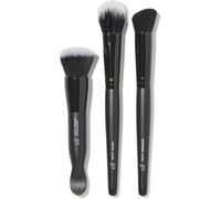 Tzf-Putty Tools Trio, Lot De 3 Pinceaux De Maquillage Pour Le Visage Pour Produits De Mastic, Vous Aide À Mélanger Facilement L'apprêt, Le Blush Et Le Bronzant, Végétalien Et Sans Cruauté Envers