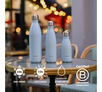 Tzf-Qwetch - Bouteille Isotherme Originals Bleu Nuit 750ml - 24h Froid Et 12h Chaud - Etanche, Sans Bpa & Réutilisable - Gourde Inox Isotherme Pour Sport, Voyage, Bureau, Randonnée