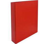 Tzf-Raylu Paper - Classeur A4 Avec 4 Anneaux En D De 40 Mm, Classeur A4 Rigide Pour Le Rangement De Documents, Format A4 33,5 Cm De Haut Par 26 Cm De Large Et Un Dos De 6 Cm D'épaisseur (Rouge)