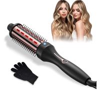 Tzf-Thermal Brush Lonen Heat Brush 38mm, Brosse Thermique Brosse Ronde 120-200¿, Brosse Thermique Double Tension Augmenter Le Volume Des Cheveux, Utilisé Comme Peigne, Fer À Lisser, Fer À Friser