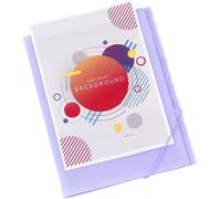 Tzf-- Trieur 12 Compartiments A4 Personnalisable Propysoft - Fermeture Élastique - Violet Translucide