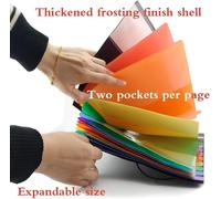 Tzf-Trieur A4, Trieur Document 12 Compartiments Colorés Avec Indexation Numérique En Plastique