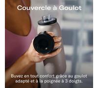 Tzf-Waterdrop® All Purpose Gourde Thermo 600ml, Gourde Isotherme En Inox, 24h Froid - 12h Chaud, Anti-Fuite & Résistante