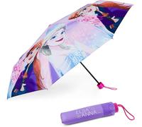 Tzf-Windproof Kids Folding Umbrella With Bag, Backpack Or Travel Compact Mini Umbrella For Boys - Original Gifts