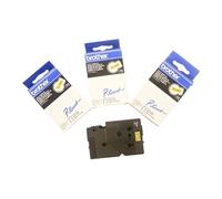 Brother TZFX651 - Noir sur jaune - Rouleau (2,4 cm) bande imprimante - pour Brother PT-D600; P-Touch PT-3600, D610, D800, E550, P750, P900, P950; P-Touch EDGE PT-P750 Noir sur jaune