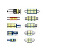 TZIUSFAC Lampe De Lecture Dôme Pour Nissan Pour Qashqai J10 J11 2007 2008 2009 2010 2012 2013 2014 2015 2016 2017 2018 2019 2020(White 11PCS)
