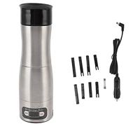 TZLMWDFRWG Cafetière Portable, Cafetière pour Voiture Avec Allume-Cigare 12 V 24 V, Machine À Café Électrique en Acier Inoxydable 304 pour Voyage, Transport, Fret, Conducteurs de Passagers