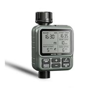 TZLMWDFRWG Heavy Duty Water Timer for Garden, Brass Inlet Programmable Sprinkler Timer with Rain Delay & Large LCD, APP Control for Lawn Irrigation