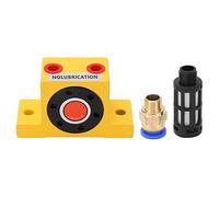 TZLMWDFRWG Vibrateur À Turbine Pneumatique, Vibrateur Pneumatique À Entrée et Sortie G1/8, Roulements À Grande Vitesse, Dissipation Thermique Rapide