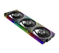 TZMRIT Interstellar-V2RS ARGB PWM PC Fan,Daisy Chain Design,One Cable Connection,RGB PC Fan 120 mm,Triple Pack (BK)
