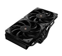 TZMRIT JiuShark JF13K Diamond Top-down Refroidisseur de processeur, 250 W, TDP, double 1800 tr/min, 64,51 CFM 1,71 mm, H2O 15 mm, pour AM4/AM5, LGA1200/115X/1700 (noir)