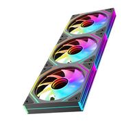 TZMRIT Prism 4Ultra/Prism 4RSUltra RGB PC Fan 120MM Housing Fan 1/3Piece [Infinity Mirror] [1850±10% RPM] 5V3PIN ARGB and 12V4PIN PWM Fan (3, BK, 4Ultra)