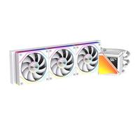 TZMRIT SR360-RS CPU Aio Water Cooling 360 mm with Temperature Display, 80 x 80 mm Jelly Design Large Cold Head, for LGA115X/1200/1700/1366/2011/2066, for AM3/AM3+/AM4/AM5 (WH)