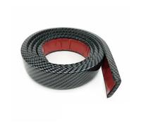 TZNTOWG Garde-Boue Arrière Roues De Voiture, Passages De Pneus, Ailes De Roue De Voiture Générales À Motifs en Fibre De Carbone, Arches De Klaxon, Lèvres Décoratives Allongées(4.5CM-Black)