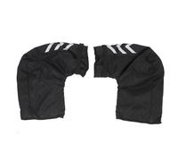 TZOXTLH 1 Paire de Gants de Guidon de vélo avec Bandes réfléchissantes doublées en Polaire, résistant à l'eau, Coupe-Vent, Housse Thermique d'hiver, Manchons de Guidon de Moto