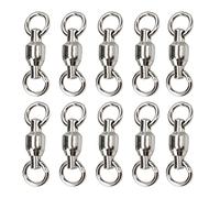 TZOXTLH 10 pièces Anneaux de Pied d'oiseau Anneaux d'activité d'entraînement de Jambe de perroquets en Acier Inoxydable pour l'entraînement des Animaux de Compagnie (8#)