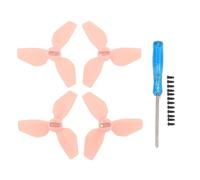 TZOXTLH 2 paires d'hélices de remplacement pour accessoires NEO PC Drone hélice lame d'aile pièces de rechange avec vis (Rosâtre)