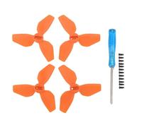 TZOXTLH 2 paires d'hélices de remplacement pour accessoires NEO PC Drone hélice lame d'aile pièces de rechange avec vis (Orange)