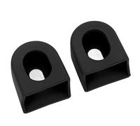 TZOXTLH 2 pièces Couvercle de manivelle à engrenage Fixe en Silicone Couvercle de Manchon de Bras de manivelle étui de Protection (Noire)