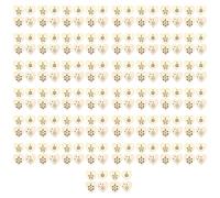 TZOXTLH 200 pièces blocs de bois bricolage boutons en bois matériau en bois naturel copeaux de bois en forme de coeur pour la décoration