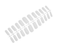 TZOXTLH 240 pcs/boîte Ongles Artificiels Conseils Pour Nail Art Broyés Ultra Mince Ongles Faux Ongles Outils Gel UV (carré satiné)