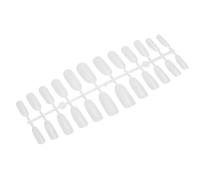 TZOXTLH 240 pcs/boîte Ongles Artificiels Conseils Pour Nail Art Broyés Ultra Mince Ongles Faux Ongles Outils Gel UV (rond satiné)