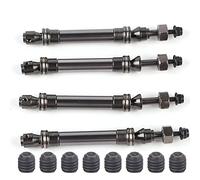 TZOXTLH 4 pièces CVD arbre d'entraînement avant arrière axe de Transmission en métal pour voiture Slash 4X4 1/10 RC (De couleur)