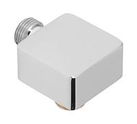 TZOXTLH Arc de douche carré finition chromée G1/2 en cuivre massif mâle femelle coude mural universel pour douchette à main