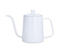 TZOXTLH Bouilloire à café en acier inoxydable, Mini bouilloire Portable blanche à bouche fine, Pour voyager, Camping, thé, café
