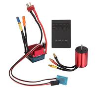 TZOXTLH - ensemble moteur sans balais ESC, haute Torsion, Protection Multiple, Programmable S35A, ESC sans balais avec programmateur pour 1/14 1/16