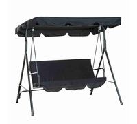 TZOXTLH Housse de siège pivotante étanche pour extérieur, protection anti-poussière durable et anti-pluie (Noire)