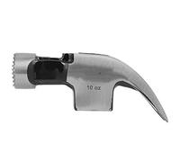 TZOXTLH Marteau à griffes à double fourche à angle de courbure rond de 10 oz pour outil de travail du bois à domicile de charpentier