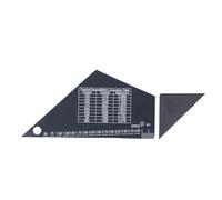 TZOXTLH Outil de règle de jauge d'action de Corde de Guitare en Acier Inoxydable Accessoires de pièces de Basse de Guitare électrique