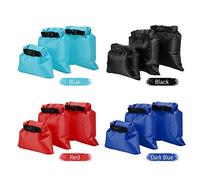TZOXTLH Pack de 3 1L + 2L + 3L Sac étanche étanche extérieur Portable ultraléger Sacs secs Camping Sac à Dos Kayak (Bleu foncé)