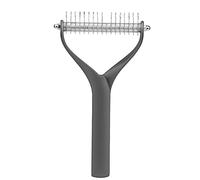 TZOXTLH Pet Grooming Tool 2 Sided Undercoat Rake Puppy Cat Hair Comb Brush Removing Open Knots (Grand : env.17,6x16,2x15cm / 6,93x6,38x5,91 pouces)