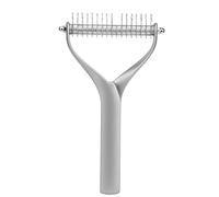 TZOXTLH Pet Grooming Tool 2 Sided Undercoat Rake Puppy Cat Hair Comb Brush Removing Open Knots (Grand : env.17,6x16,2x15cm / 6,93x6,38x5,91 pouces)