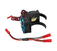 TZOXTLH RC Moteur Radiateur Ventilateur De Refroidissement avec Double Ventilateurs pour 550 3650 3660 3670 3674 Moteur 36mm De Diamètre (Noire)