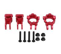 TZOXTLH - support de broche de moyeux avant C en métal avec supports de moyeu arrière pour voiture Losi Lasernut U4 1/10 RC (Rouge)