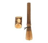 TZOXTLH Support de Fouet Matcha en Bambou Camping en Plein air Ensemble de Fouet à thé Matcha bâton de thé en Bambou Outil de Brosse Utile Accessoires de Cuisine